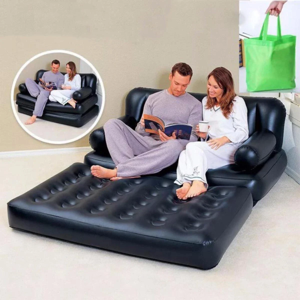 5 in 1 Air Bed Sofa - Image 4