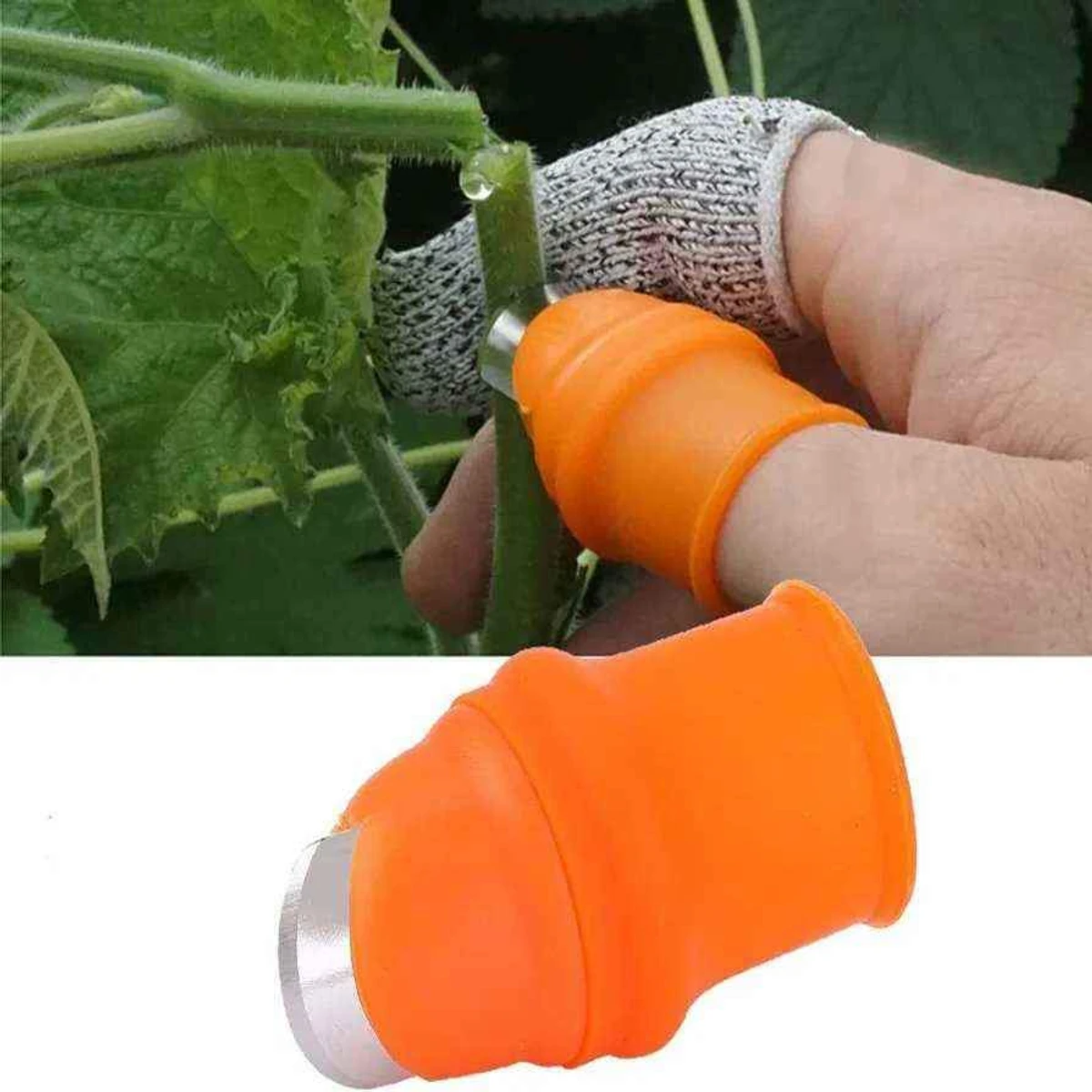 Silicone Vegetables Finger Cutter ( 5 Piece = 1 Set) - Image 5