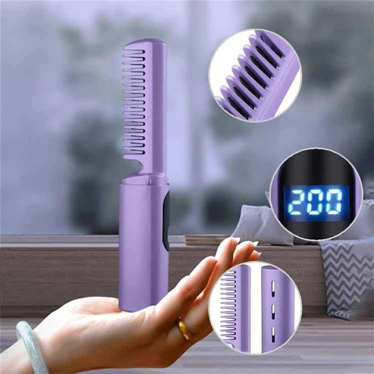 2 in 1 wireless hair straightener - Image 4