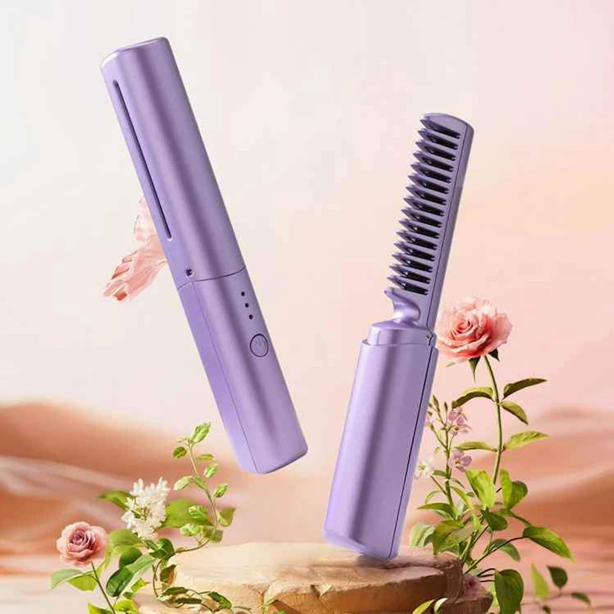 2 in 1 wireless hair straightener