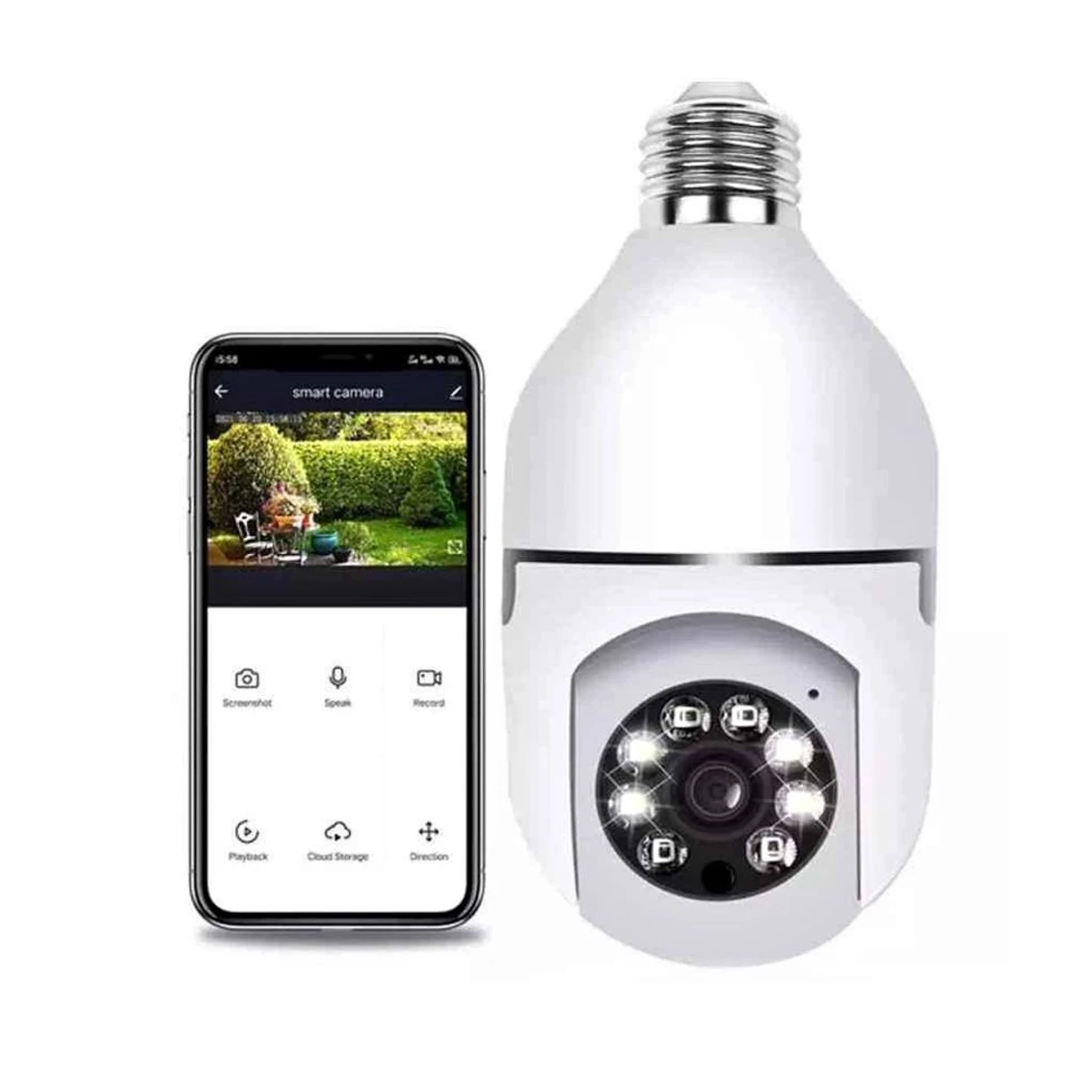 V380 Bulb System 360 Degree Wi-Fi IP Camera - Image 4