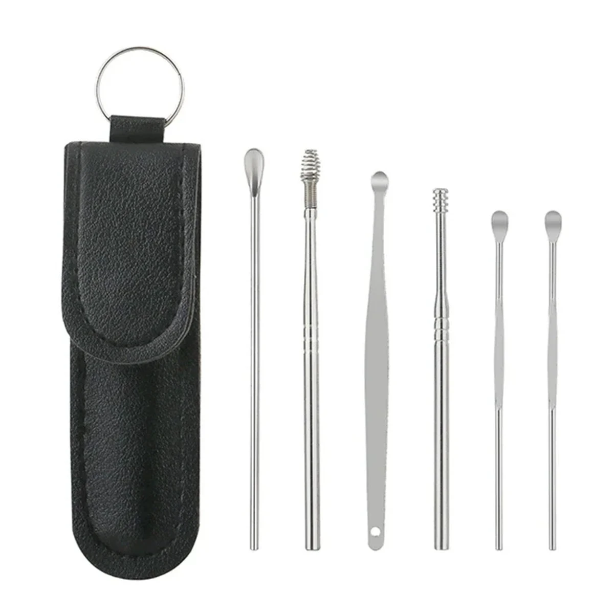 6 Piece Year Pick Set Portable Year Cleaner Set ( Stainless Steel ) - Image 4