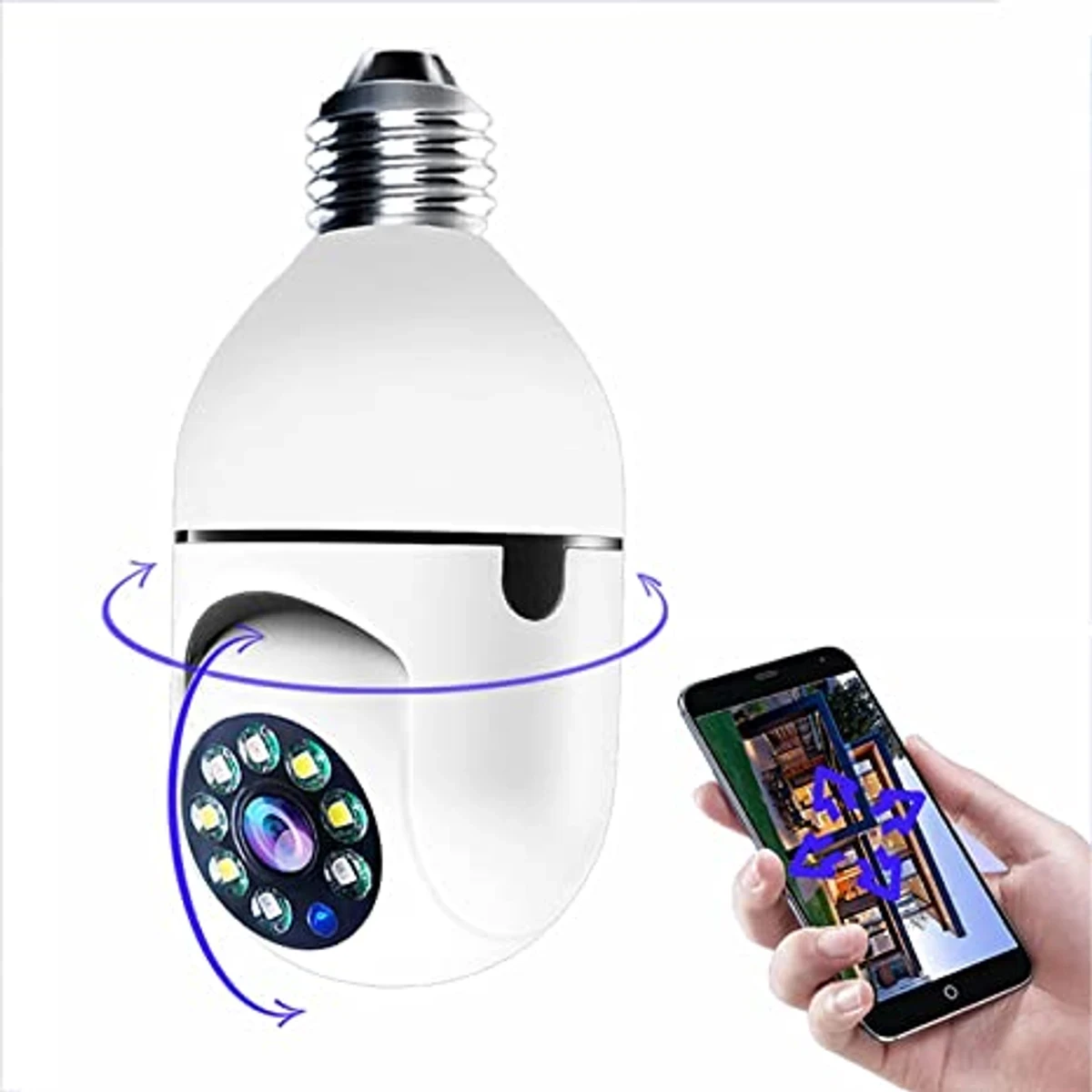 IP Bulb System 360° Moving Wi-Fi Camera - Image 3