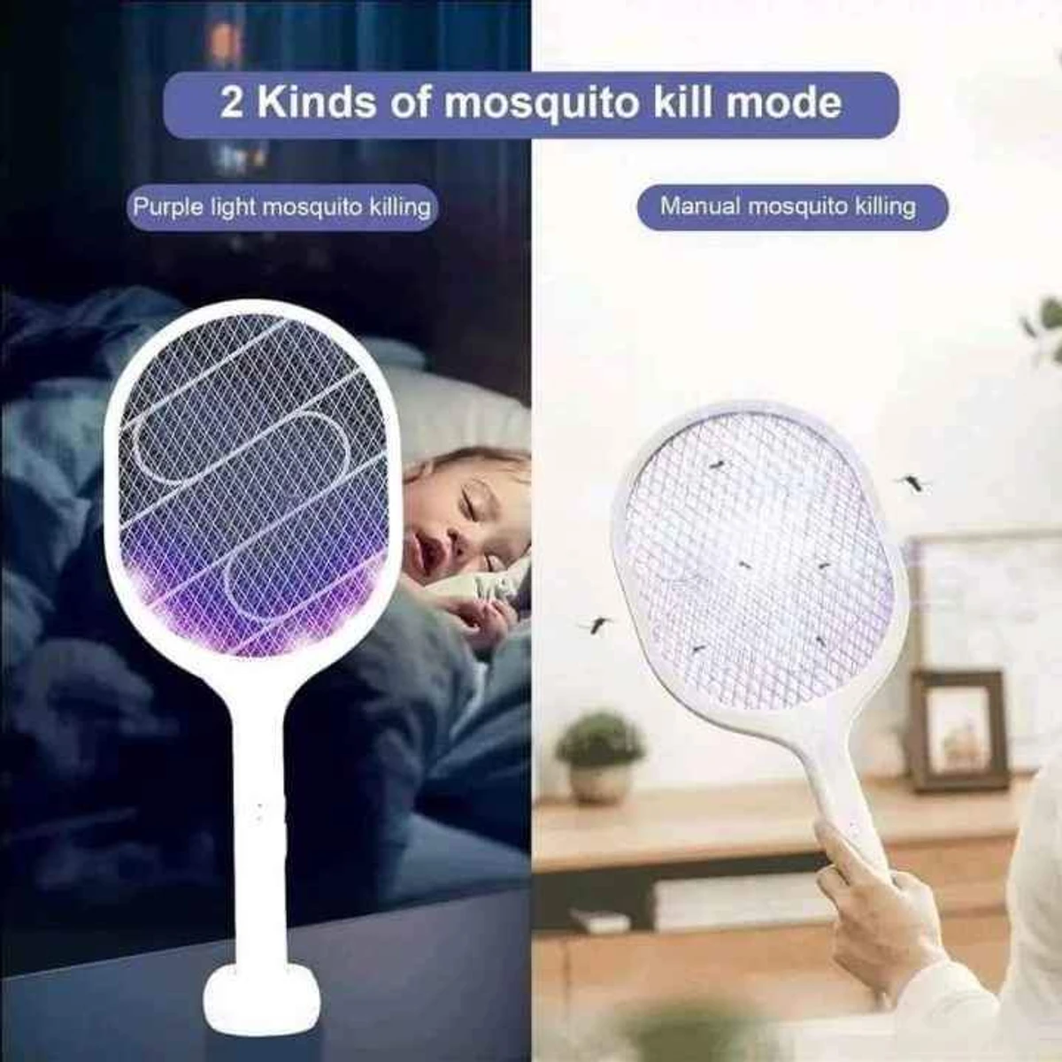 Electric Mosquito Killer Swatter USB Rechargeable - Image 7