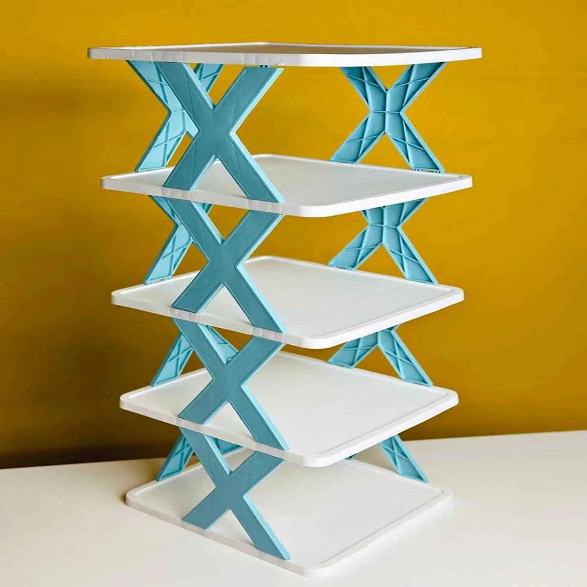 5 Layer Shoe Rack X Design - Image 9