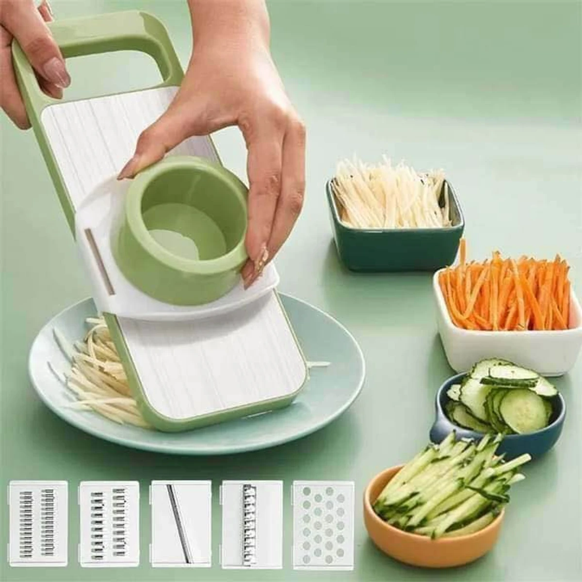 5 in 1 vegetable cutter slicer - Image 4