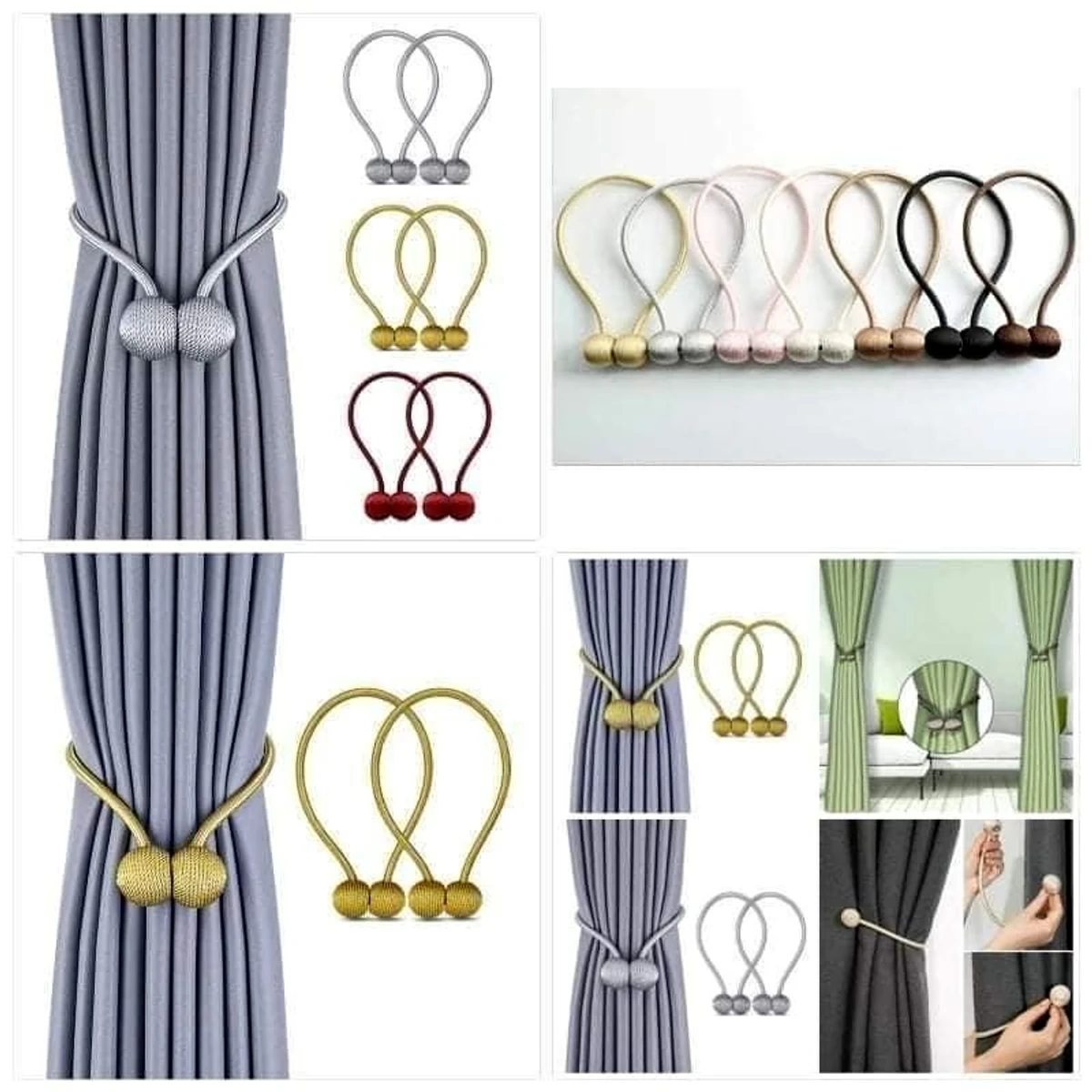 Magnetic Curtain Holder