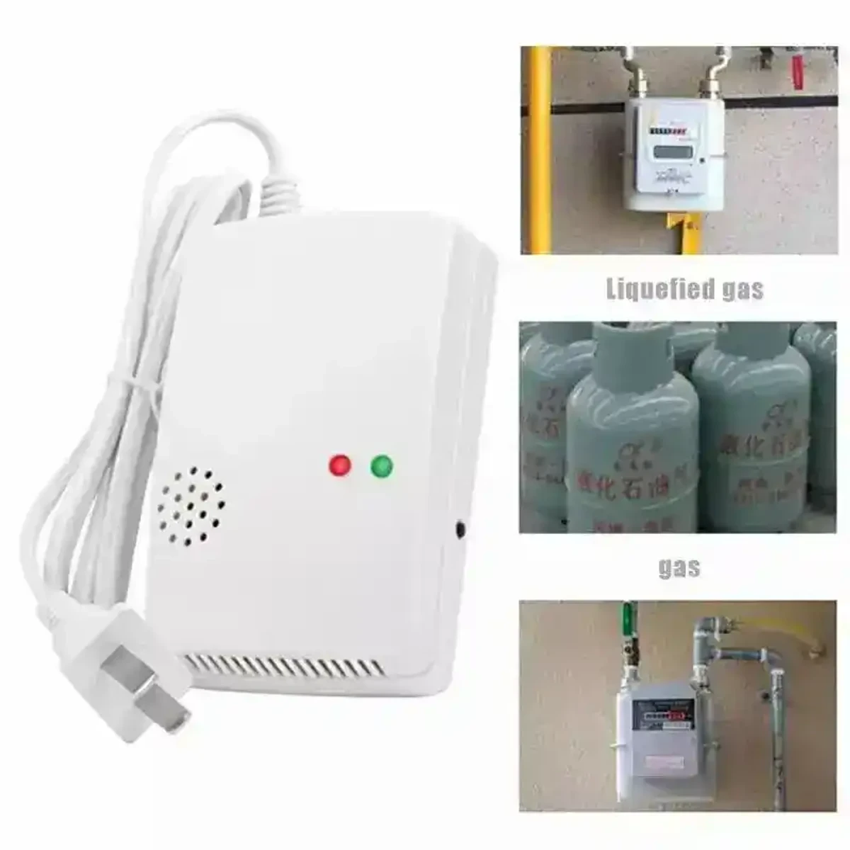 Gas leak warning detector