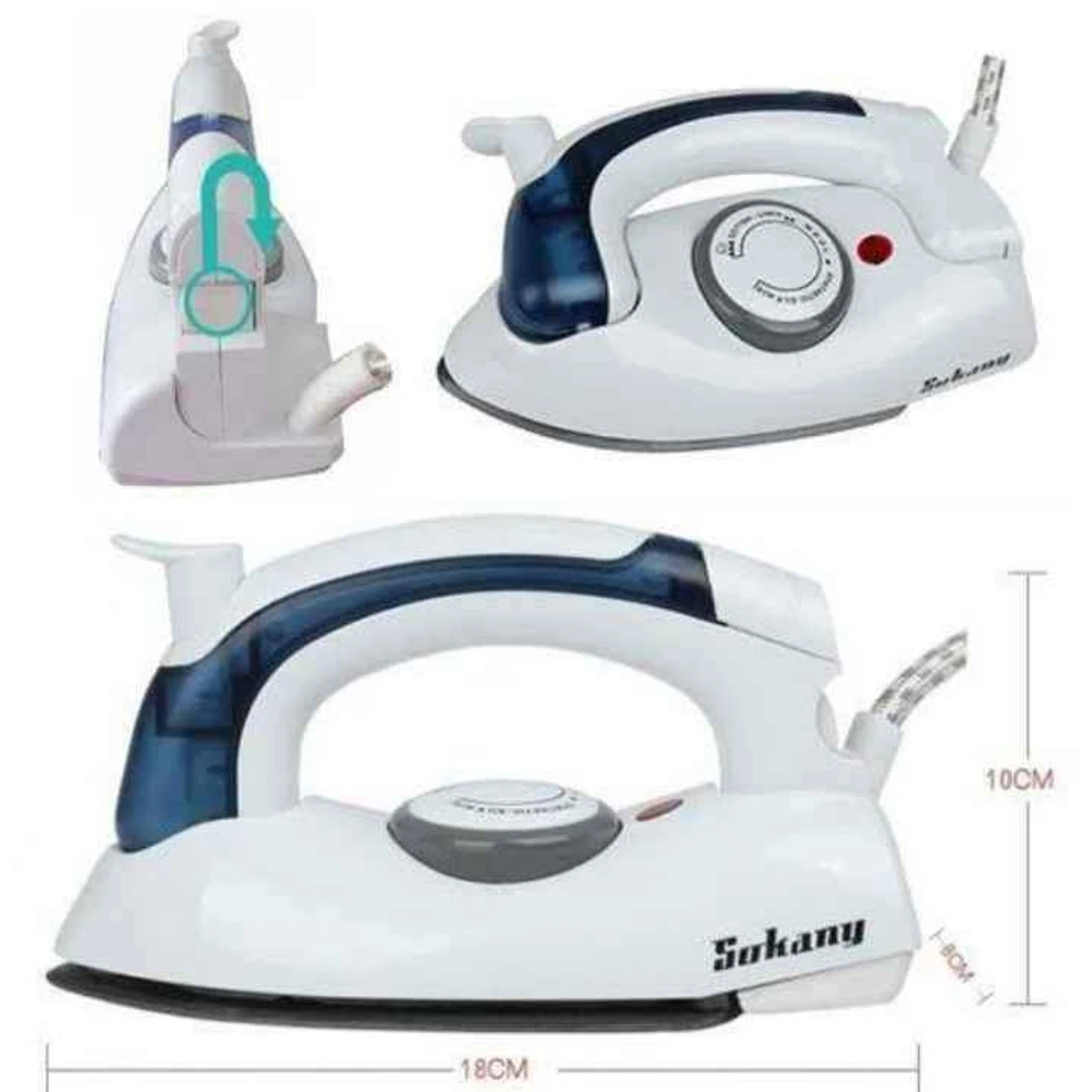 Folding Travel Iron - Image 4