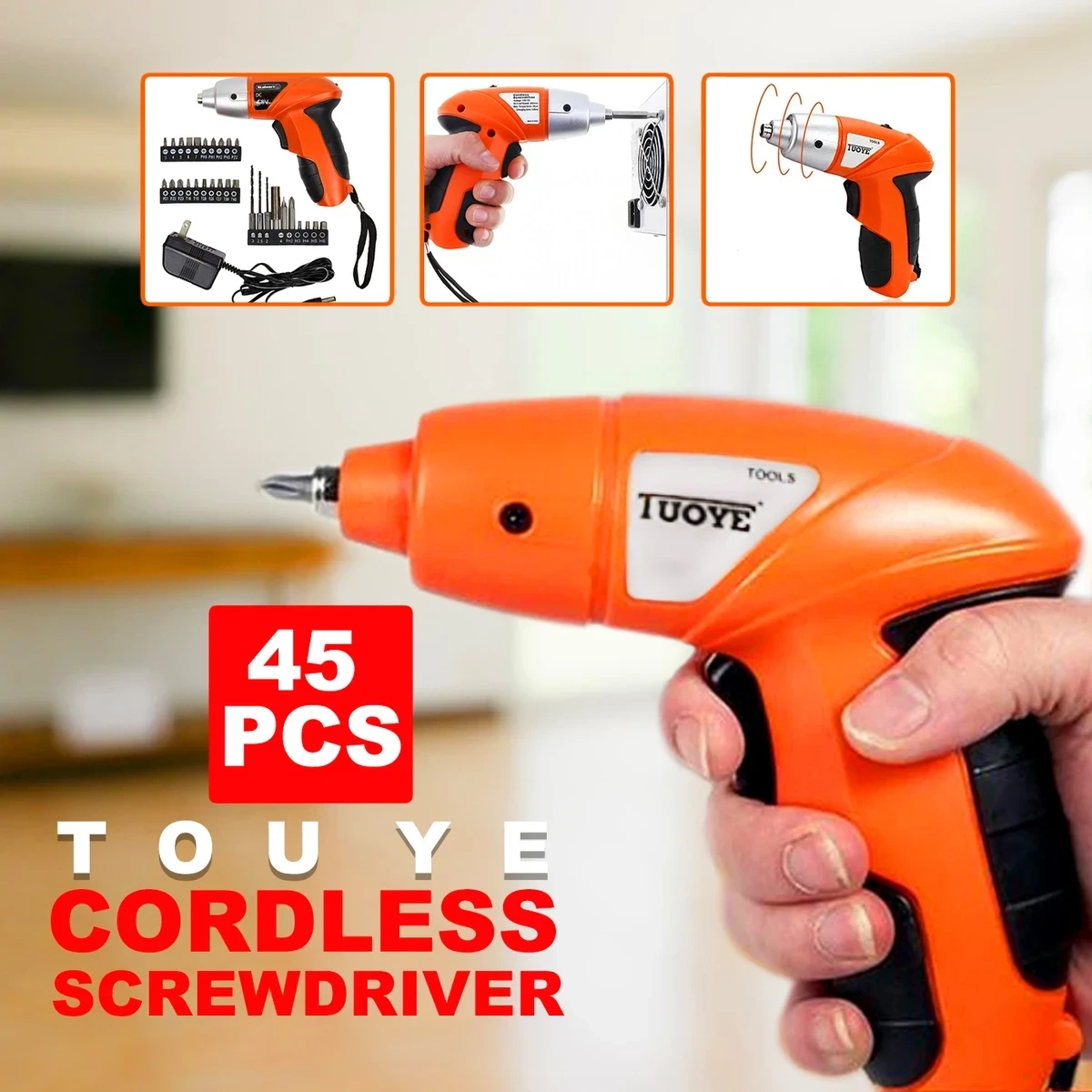 Cordless Screwdriver ( 45pcs )