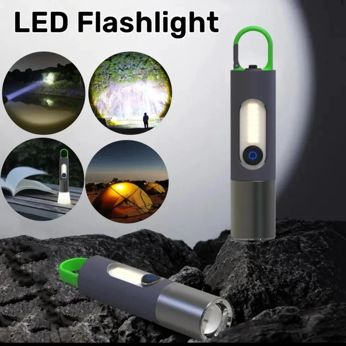 Rechargeable Multifunctional LED Flashlight - Image 3