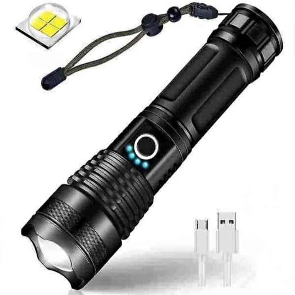 Waterproof Zoom LED Flashlight - Image 4