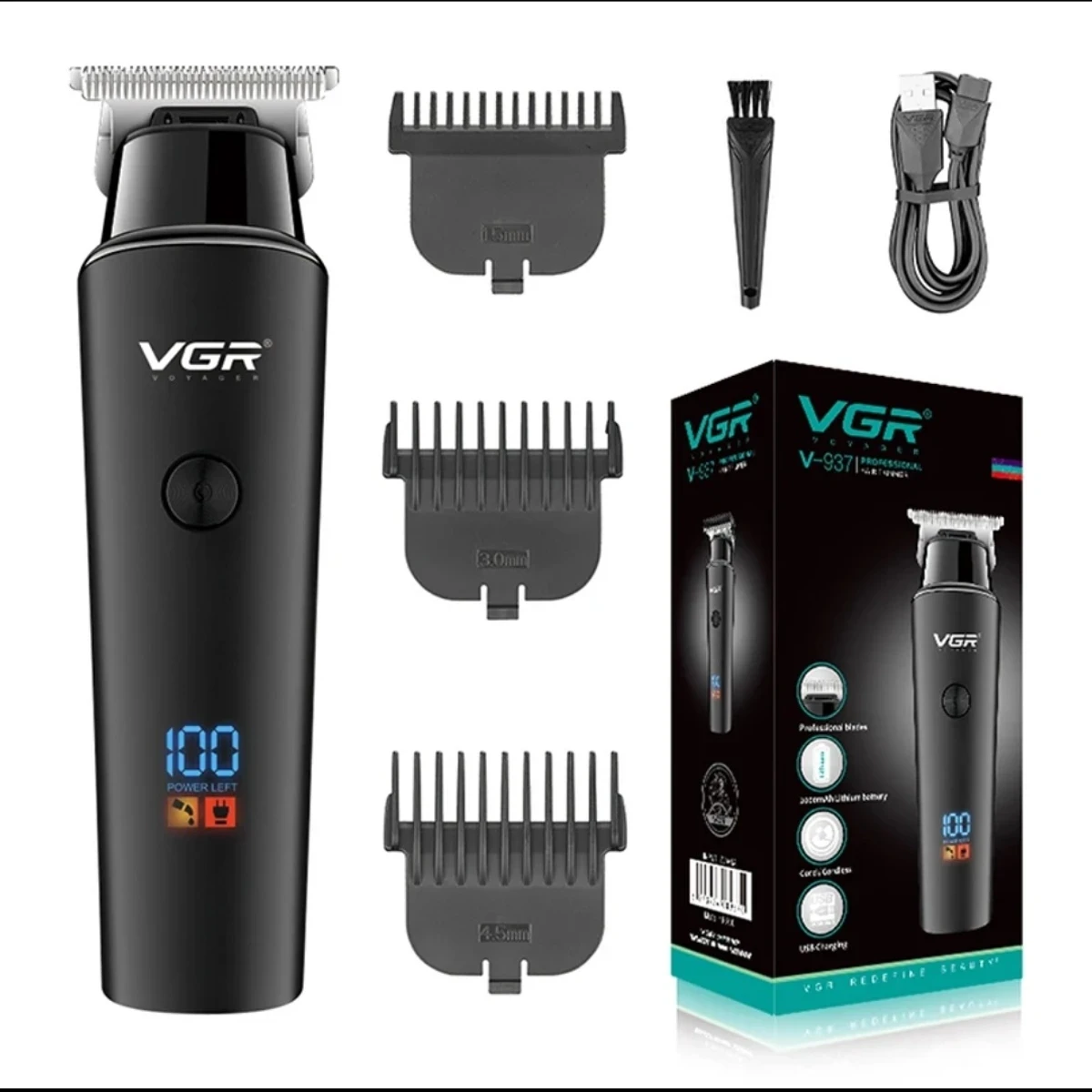 Rechargeable Hair Trimmer ( VGR V937 ) - Image 7